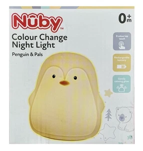 Nuby Colour Changing Night Light Penguin And Pals Rechargeable - NEW & SEALED - Picture 1 of 9