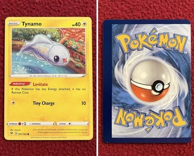 Pokemon Miscut Error Inverted Back Tynamo Vivid Voltage 057/185 NM/MT - Image 1 of 4