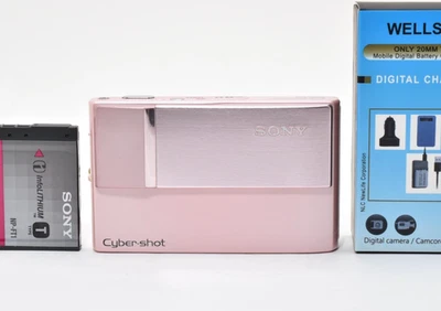SONY Cyber Shot DSC-T10 7.2MP Pink Digital Camera Japanese only [Exc+++] #662391 - image 1 of 4