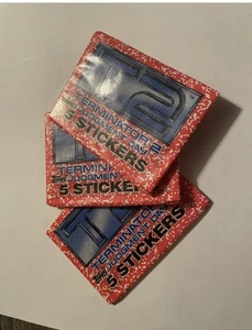 3 Pack 1991 Topps T2 Terminator 2 Judgment Day Stickers Cards UNOPENED - Bild 1 von 1