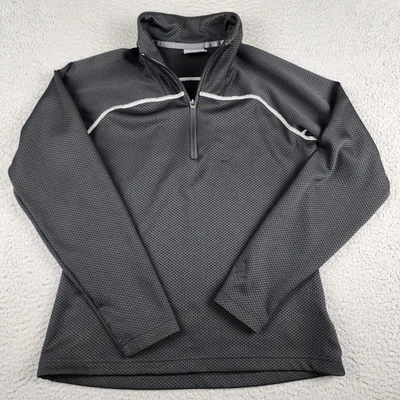 Salomon Sweater Womens Medium Black Quarter Zip Pullover Outdoors Running - Image 1 of 4