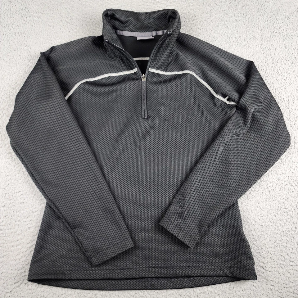 Salomon Sweater Womens Medium Black Quarter Zip Pullover Outdoors Running - Image 1 of 4