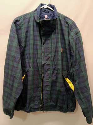 Chaqueta a Cuadros Para Hombre Vintage Chaps Ralph Lauren Verde y Azul Golf Tartán XL Foto 1 de 4