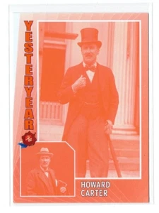 Autógrafos históricos HA 2025 diseño Howard Carter de ayer 2 rojo #101/30 - Imagen 1 de 1