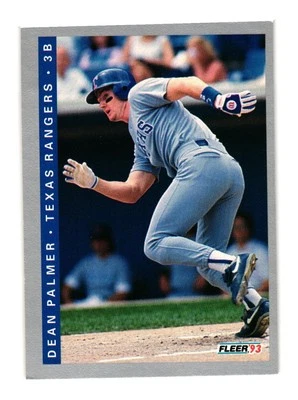 1993 Fleer #325 Dean Palmer Texas Rangers - Image 1 of 2
