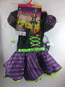 Way To Celebrate Mädchen hübsches Zaubertrank Hexenkostüm Größe Large 10-12 - Bild 1 von 4