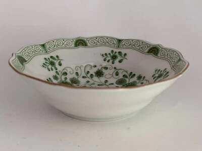 Lindner Porzellan MARIE LUISE Alte Ranke grün TELLERCHEN 13 cm ungnutzt hand - Bild 1 von 3