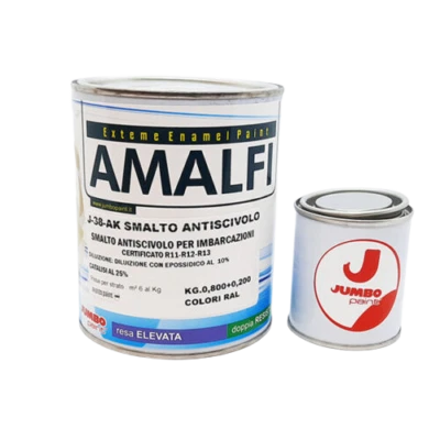 Vernice Smalto Antiscivolo per Imbarcazioni Resina per Pavimenti Barche A+B Kg 1 - Immagine 1 di 4