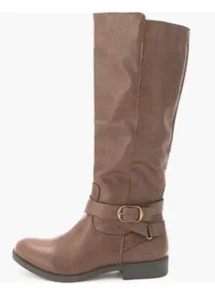 Style & Co Damen Größe 12 M Madixe Reitstiefel Schuhe braun Leder Reißverschluss NEU - Bild 1 von 9