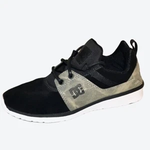 DC Heathrow Boys Black Shoes Sneakers Size 5 Youth Lace Up - Picture 1 of 8