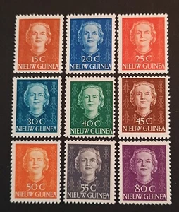 *** NEDERLANDS NIEUW GUINEA NVPH 10-18 ONGESTEMPELD *** - Bild 1 von 1