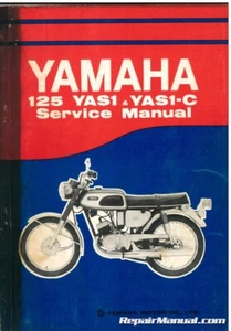 Yamaha 125 YAS1 YAS1C 1968 manual de servicio de motocicleta - Imagen 1 de 1