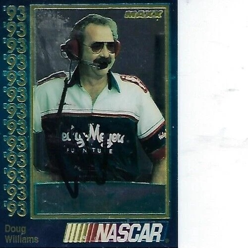 DOUG WILLIAMS SIGNED 1993 MAXX RACING #156 - NASCAR - Image 1 of 1