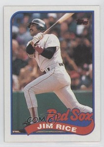 1989 Topps Jim Rice #245 HOF