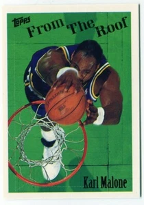1994-95 Topps #280 Karl Malone Utah Jazz - From the Roof - Picture 1 of 2