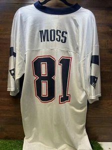 Vintage RANDY MOSS New England Patriots Reebok NFL Trikot Herren XL - Bild 1 von 11
