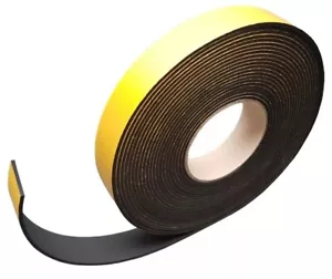 Neoprene Self Adhesive Backed Foam Sponge Strip Roll Sheet Tape Sticky Seal EPDM - Picture 1 of 4