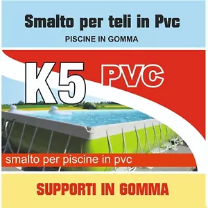 Swimming Paint Vernice Smalto Per Piscine Teli In Pvc K5 Kg 4 (30 Mq) - Foto 1 di 11