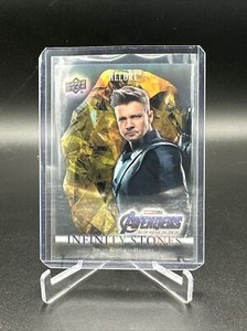 2022 Upper Deck Marvel Allure Jeremy Renner Hawkeye INFINITY MIND STONE #260/299