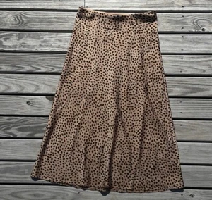 J. Crew Leopard Print Dot Midi Skirt XS - Picture 1 of 2