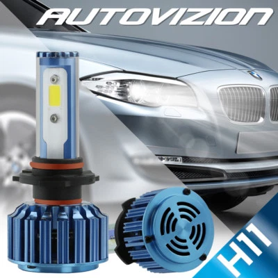 AUTOVIZION LED HID Headlight Conversion kit H11 6000K for 2005-2011 Cadillac STS - Image 1 of 4