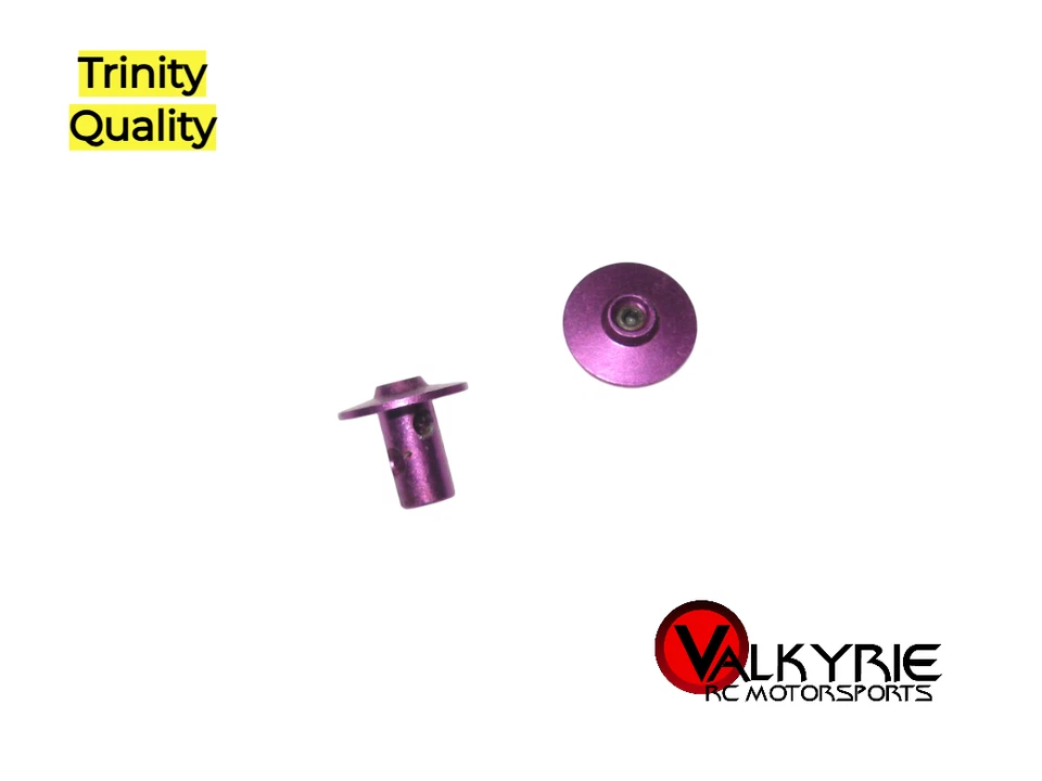 Vintage RC Trinity Pan Car Pro Wing Buttons Aluminum Purple (2) 6011 Used - Image 1 of 1