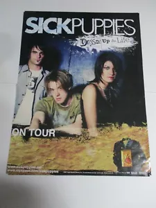 Sick Puppies Dress Up As Life 2007 Promotional Poster 18" X 24" Virgin Records - Picture 1 of 3