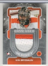 ILYA BRYZGALOV 2012-13 BETWEEN THE PIPES 2 COLORED JERSEY #M-08 SILVER 140 MADE 