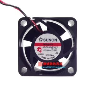 New original KDE0504PKV2 5V 0.6W 4020 4CM power supply chassis cooling fan - Picture 1 of 5