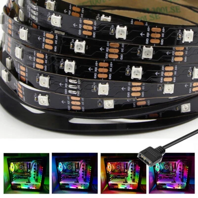 LED Strip Light RGB 5V Addressable WS2812B LED PC Motherboard for ASUS Aura SYNC - Image 1 of 4