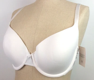 Auden The Everyday RN 17730 White Underwired Bra Size 32 DD - New            (4) - Image 1 of 4
