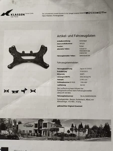 achsträger hinten Jaguar XJ351 - Bild 1 von 3