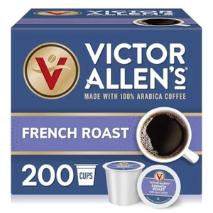 Caffè Victor Allen's tostatura francese tostatura scura 200 pezzi caffè monoporzione - Foto 1 di 5