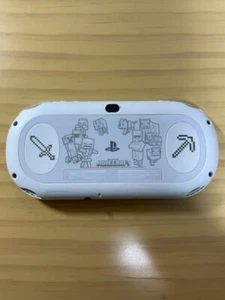 Sony PS Vita PCH-2000 console Minecraft Limited White Handheld system PSV JAPAN - Picture 1 of 2