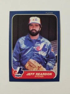 JEFF REARDON 1986 FLEER BASEBALL CARD #257 MONTREAL EXPOS - Picture 1 of 2