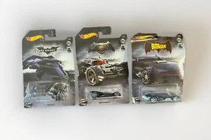 Hot Wheels - Dark Knight The Bat + Batmobile + Batman - DC New - See Photos - Picture 1 of 7