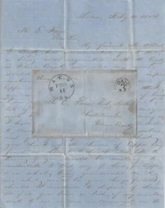 1854 - Abfrage zur Machbarkeit des Kupferabbaus in Georgia - Bild 1 von 1