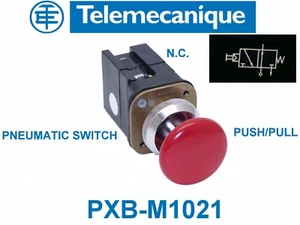 TELEMECANIQUE AIR OPERATED SWITCH PXB-M1021 PUSH PULL 4 mm port valve - Picture 1 of 6