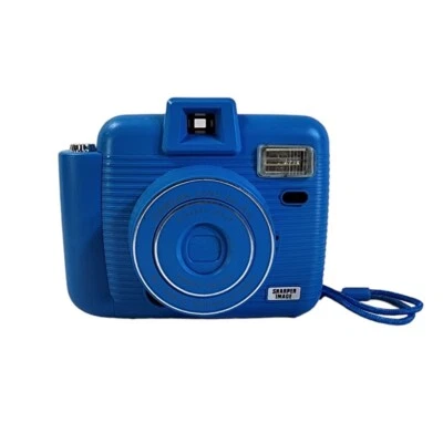 SHARPER IMAGE Instax IC2018 Instant Camera Blue Compact Portable Tested Works  - Image 1 of 4