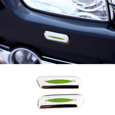 Faro delantero rociado de agua acero cromado para Mitsubishi Pajero Montero 2006-2019 Foto 1 de 4