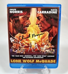 Lone Wolf McQuade Blu ray Chuck Norris Autograph PSA COA - Picture 1 of 2