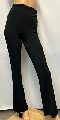 Yummie Tummie Women's Shaping Flare Yoga Legging Pants in Black JY2-004 NEW - Image 1 of 4