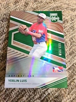 Yerlin Luis 2020 Elite Extra Edition Aspirations Refractor 050/499 DPL #191 - Image 1 of 4