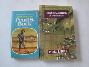 PEARL S. BUCK LOT OF 2 PAPERBACKS The Good Earth Three Daughters of Madame Liang - Picture 1 of 1