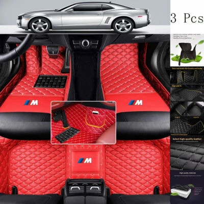 Juego de alfombrillas impermeables delanteras y traseras para todo tipo de clima para BMW todos los modelos de coche Foto 1 de 4