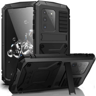 Capa protetora 360° à prova d'água metal vidro Gorilla para Samsung S22 S23 S21 - Imagem 1 de 4