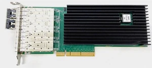 Dell 9TF20 DTV7K Low Profile Silicom PE310G4I71LB-XR Quad SFP+ 10Gb Network Card - Picture 1 of 3