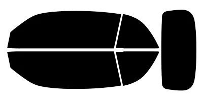 Тонировка окна для кабриолета Volkswagen Beetle 2012-2019 комплект предварительно нарезанной керамической пленки - Изображение 1 из 4