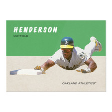 Rickey Henderson Throwback Thursday Set #39 -1954 Topps World On Wheels preorder
