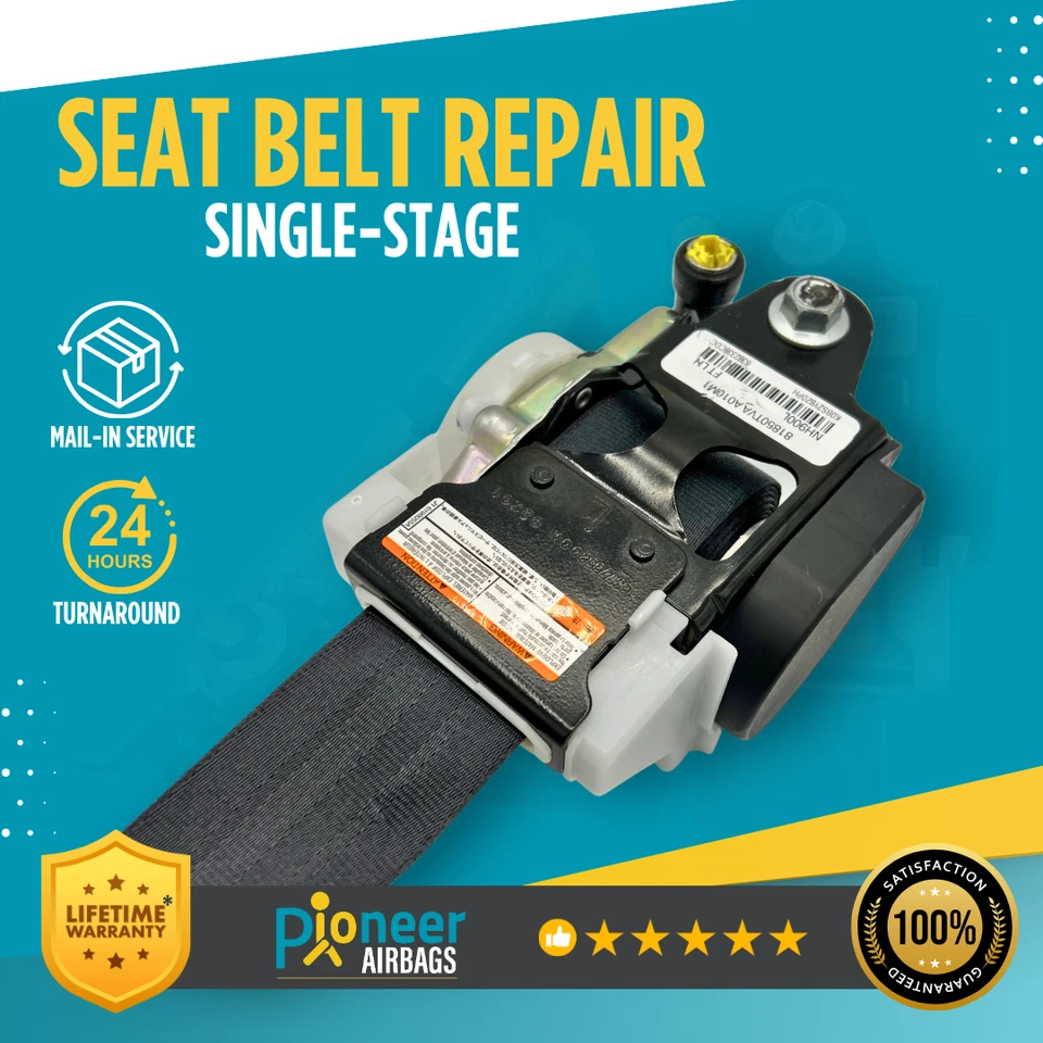Fits All Honda Models Single-Stage Seat Belt Repair Rebuild FIX Restore Service! - Image 1 of 4